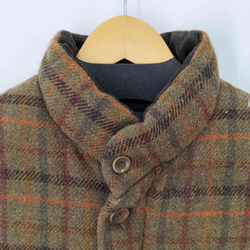 ハリスツイード Harris Tweed ツイードチェック ダウンベスト メンズ 02