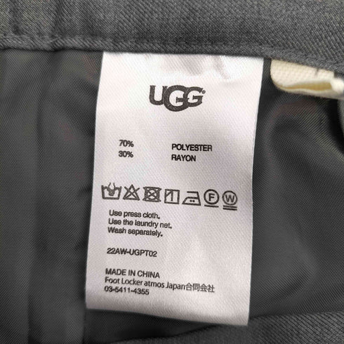 アグ UGG 2タックワイドスラックスパンツ レディース M