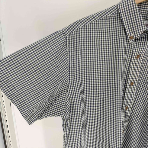 WINDRIDGE 韓国製 ギンガムチェック B.D S/S シャツ メンズ import:M