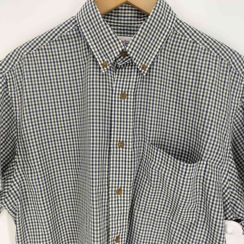 WINDRIDGE 韓国製 ギンガムチェック B.D S/S シャツ メンズ import:M