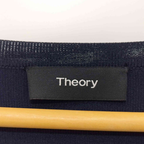 セオリー theory 16AW サンプル レーヨンナイロン Vネックニットセーター レディース