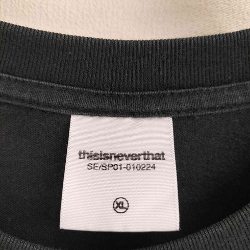 ディスイズネバーザット thisisneverthat 24SS Cracked T-LOGO Tee メンズ import:XL