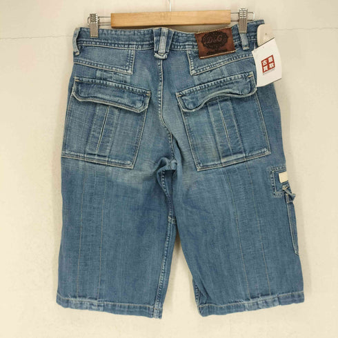 ディーアンドジードルチェアンドガッバーナ D&G DOLCE&GABBANA 00s オーバーサイズ カーゴポケット ボタンフライ デニムショートパンツ Y2K メンズ
