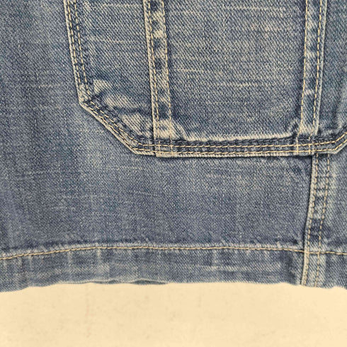 ディーアンドジードルチェアンドガッバーナ D&G DOLCE&GABBANA 00s オーバーサイズ カーゴポケット ボタンフライ デニムショートパンツ Y2K メンズ