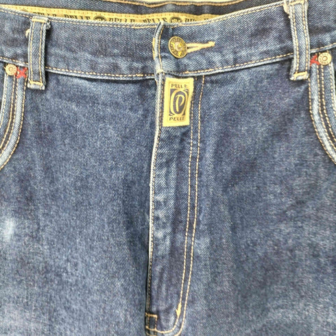 ペレペレ pelle pelle y2k メタルロゴ バギーデニム メンズ 40