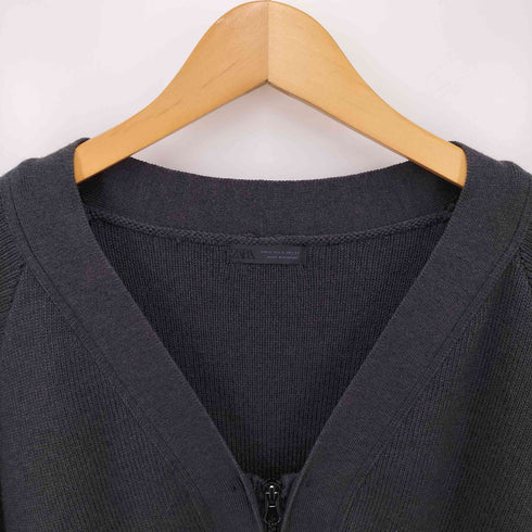 ザラ ZARA ジップアップ ニット カーディガン メンズ import:XL