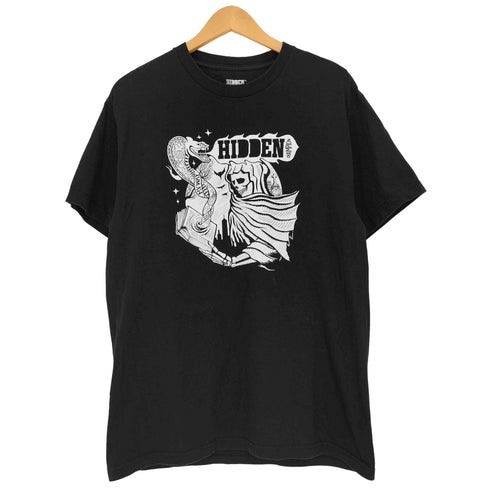 HIDDEN CHAMPION イラストプリント Tシャツ メンズ JPN:L