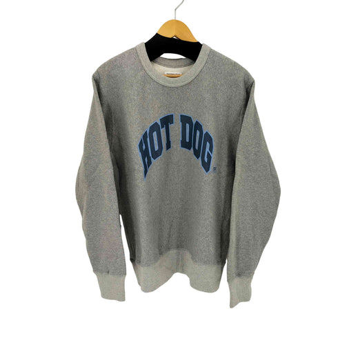 タコマフジレコード TACOMA FUJI RECORDS HOT DOG COLLEGE LOGO SWEATSHIRT メンズ JPN:L