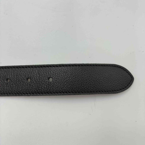 イタリア製 シボ革 レザー バックル ベルト メンズ