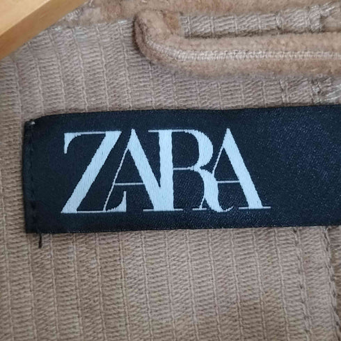 ザラ ZARA フラップポケット コーデュロイコート レディース import:S