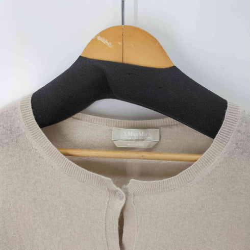 エスマックスマーラ S Max Mara MADE IN ITALY クルーネックニットカーディガン レディース