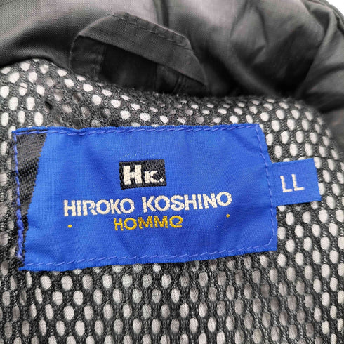 ヒロココシノオム HIROKO KOSHINO HOMME フード収納 リップストップベスト メンズ LL