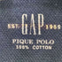 ギャップ Gap 90~00s OLD ボーダーデザインポロシャツ メンズ JPN:M