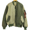 アルファインダストリーズ ALPHA INDUSTRIES MIL-J-82790J バイカラー MA-1 フライトジャケット 3L ビックサイズ メンズ 3L