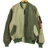 アルファインダストリーズ ALPHA INDUSTRIES MIL-J-82790J バイカラー MA-1 フライトジャケット 3L ビックサイズ メンズ 3L