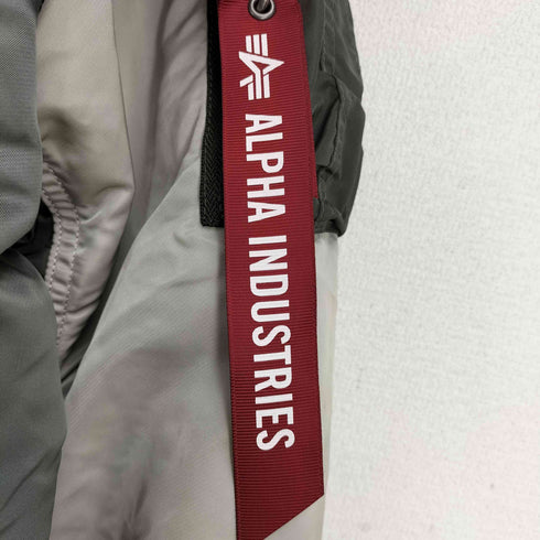 アルファインダストリーズ ALPHA INDUSTRIES MIL-J-82790J バイカラー MA-1 フライトジャケット 3L ビックサイズ メンズ 3L