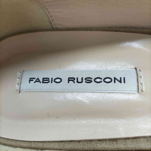 ファビオルスコーニ FABIO RUSCONI MADE IN ITALY スエードパンプス レディース 41