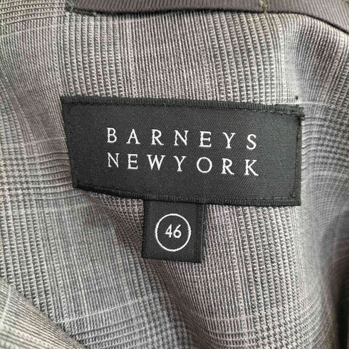 バーニーズニューヨーク BARNEYS NEWYORK REDA ACTIVE ダブルブレスト チェックテーラードジャケット メンズ JPN:46