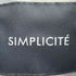 シンプリシテェ SIMPLICITE 21aw 玉虫 ステンカラーコート レディース