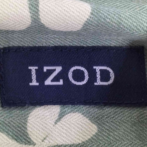 アイゾッド IZOD WASHBLE SILK 花柄 シルク アロハシャツ メンズ import:L