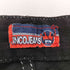 JNCOJEANS ブラックバギーデニムパンツ ポケットプリント メンズ 56