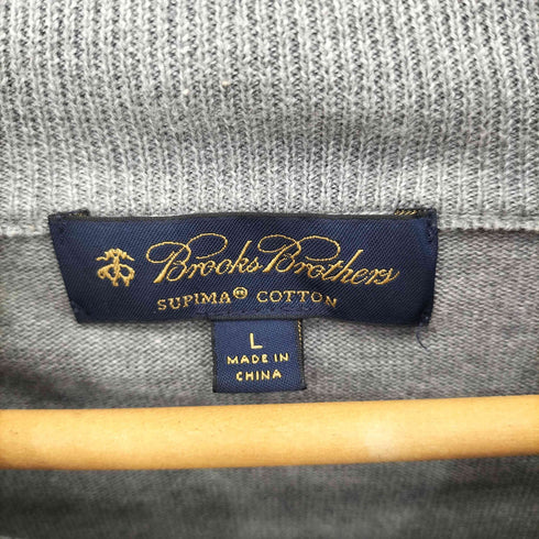ブルックスブラザーズ BROOKS BROTHERS コットン100% ハーフジップモックネックニット L/S メンズ JPN:L