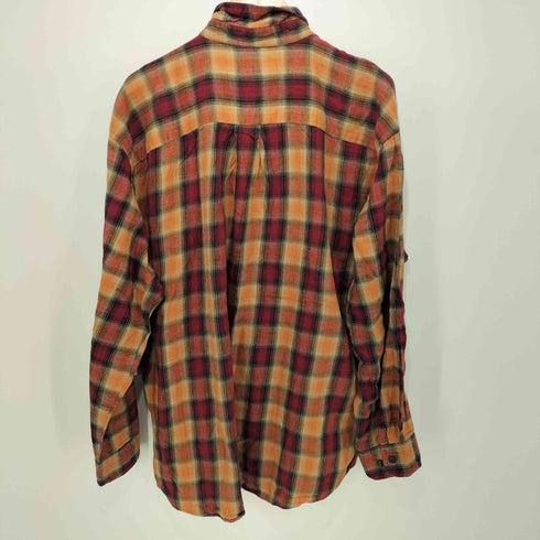 ST JOHN'S BAY 90-00S ニカラグア製 L/S ボタンダウンネルシャツ メンズ import:XXL