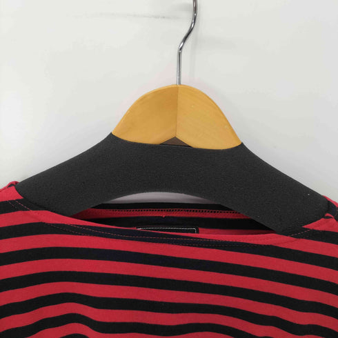 N NUMBER 別注 ボーダーロンTシャツ メンズ L