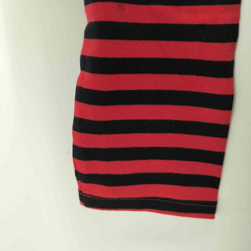 N NUMBER 別注 ボーダーロンTシャツ メンズ L