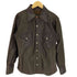EEZAN GENUINE LEATHER レザー ウエスタン シャツ ジャケット メンズ import:L