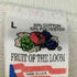 フルーツオブザルーム FRUIT OF THE LOOM 90S オールオーバープリント ラグランスウェット メンズ JPN:L