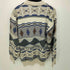 KNIT PLAN Part2 総柄 ニットポロ メンズ F