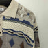 KNIT PLAN Part2 総柄 ニットポロ メンズ F