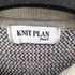 KNIT PLAN Part2 総柄 ニットポロ メンズ F