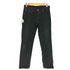 リーバイス Levis 502 革パッチ ストレート ジップフライ ブラック デニム パンツ メンズ 30-33