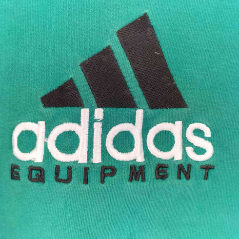 アディダス adidas 90S EQUIPMENT ロゴ刺繍 スウェット メンズ US XL