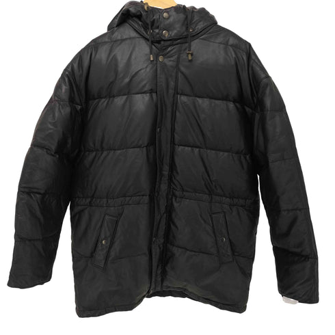 LUDI WIDMAN カウレザー ジップアップ ジャケット メンズ import:L