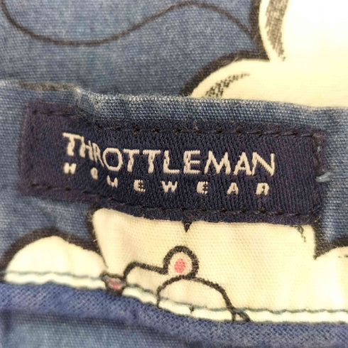THROTTLEMAN 総柄 パジャマシャツ メンズ JPN:M