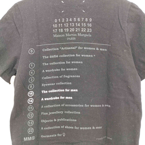 メゾンマルジェラ Maison Margiela カレンダーロゴプリント Tシャツ メンズ