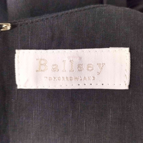 ボールジィトゥモローランド Ballsey TOMORROWLAND 24SS リネンコットンムーブ フレンチスリーブティアードワンピース レディース JPN:36
