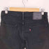 リーバイス Levis 513 スリム フィット ストレート ブラック デニム パンツ レディース W:29 L:32