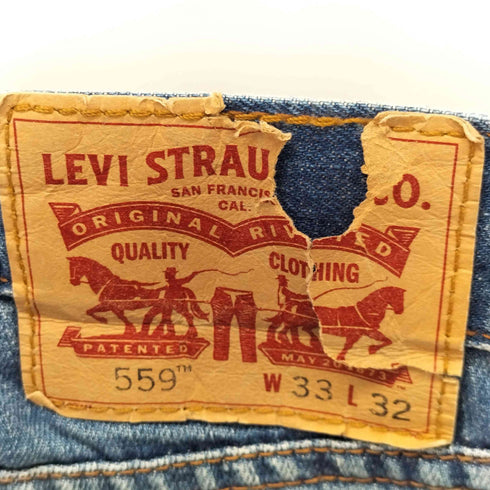 リーバイス Levis 559 ワイドストレートデニムパンツ メンズ 33X32