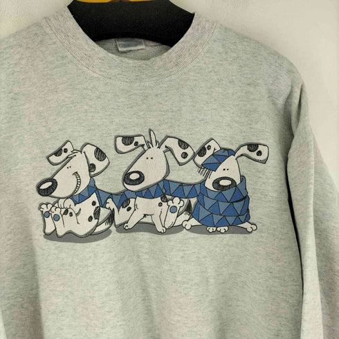 フルーツオブザルーム FRUIT OF THE LOOM 90~00s プリントクルーネックスウェット メンズ JPN:L