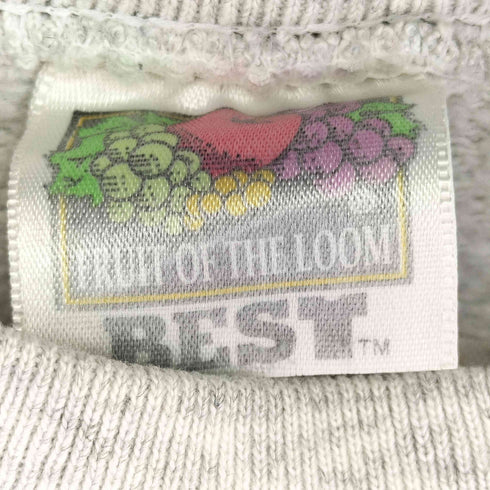 フルーツオブザルーム FRUIT OF THE LOOM 90~00s プリントクルーネックスウェット メンズ JPN:L