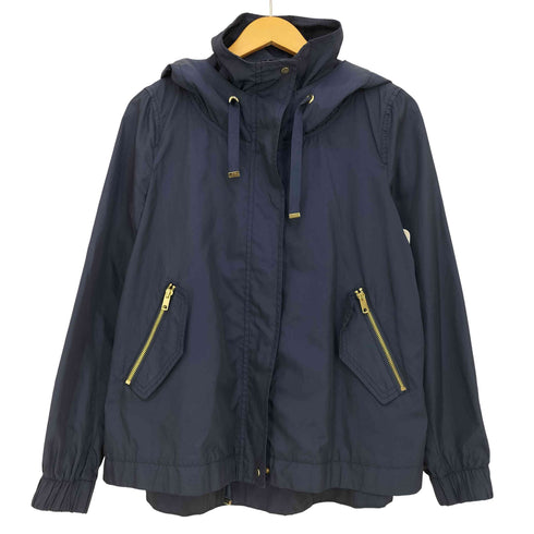ザラ ZARA 裾ドローコード マウンテンパーカー レディース import:M