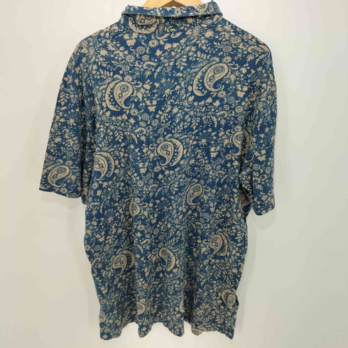 ポロバイラルフローレン Polo by RALPH LAUREN 90S ペイズリー S/S ポロシャツ メンズ import:XL