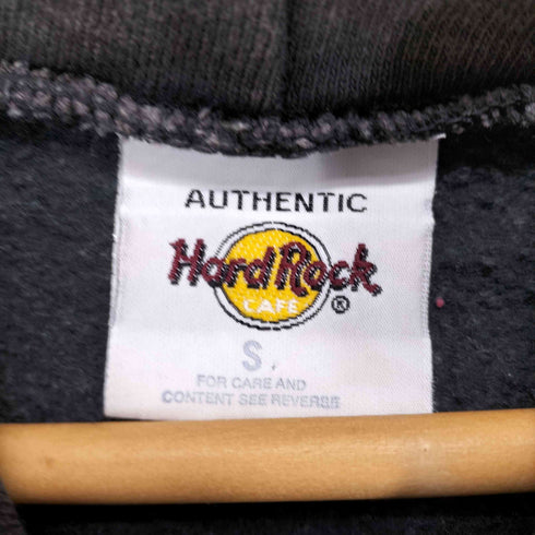 ハードロックカフェ Hard Rock Cafe ロゴプリントプルオーバーパーカー メンズ S