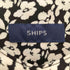 シップス SHIPS 25SS ドット / 花柄 バンドカラー サイド プリーツ ワンピース レディース JPN:M