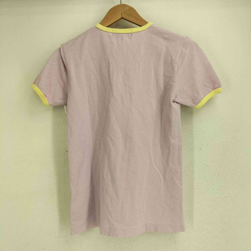 ラルフローレン RALPH LAUREN 00S ポニー刺繍 ヘンリーネック 半袖 ニット Tシャツ レディース import:M