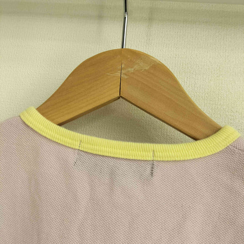 ラルフローレン RALPH LAUREN 00S ポニー刺繍 ヘンリーネック 半袖 ニット Tシャツ レディース import:M
